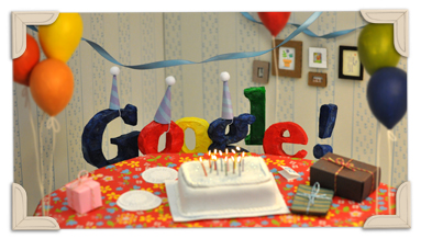 13º Aniversário do Google