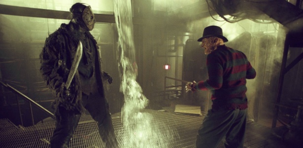 Cena do filme americano "Freddy vs. Jason", dirigido por Ronny Yu