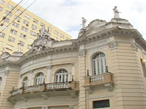 Theatro Carlos Gomes, em Vitória (Foto: Reprodução/ Arquivo TV Gazeta)