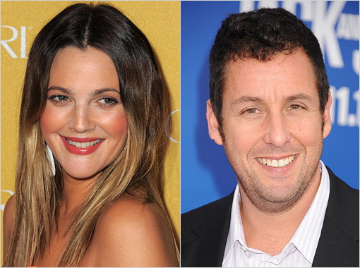 Drew Barrymore e Adam Sandler