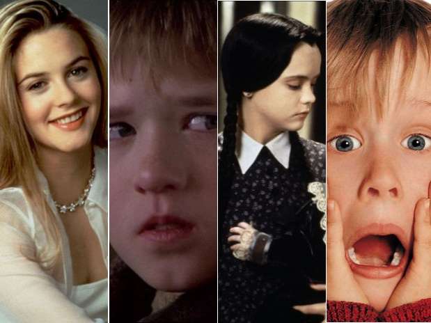 Alicia Silverstone, Haley Joel Osment, Christina Ricci e Macaulay Culkin despontaram para o sucesso nos anos 90. Foto: Reprodução